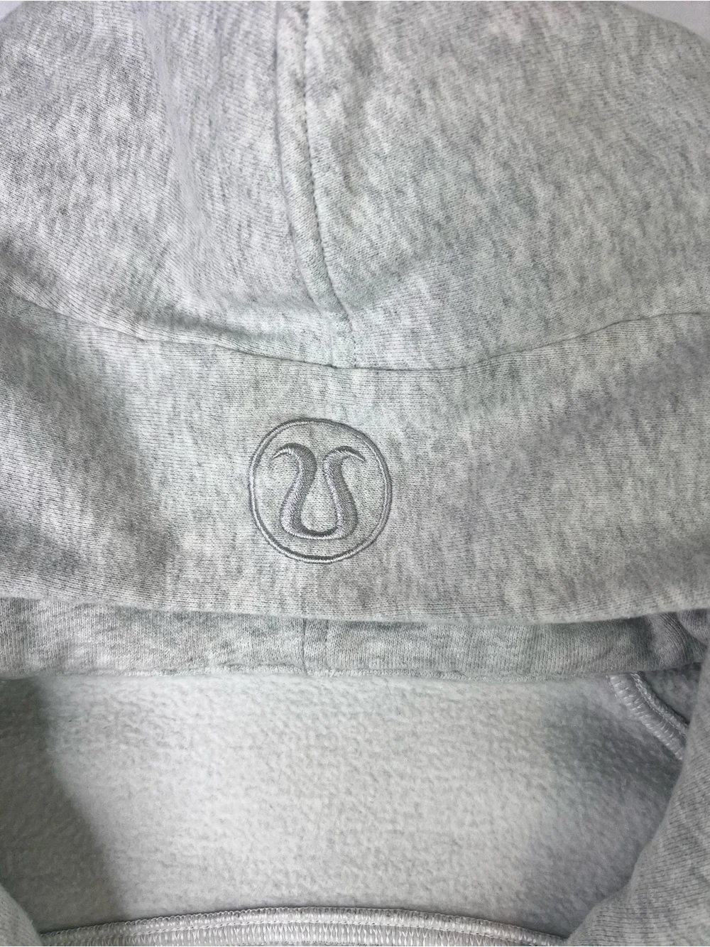 Lululemon Scuba Oversized Hoodie Heather Gray Half Zip Fleece Pullover XS/S